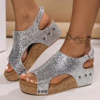 Silver glittering