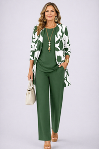 Green and White